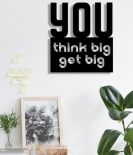 Think Big Metal Wall Art