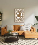 METSY METSYLaser Cut Backlit Pegasus Wall Hanging(Size: 61x44cm) Fitted with LED and Acrylic for Even Glow.