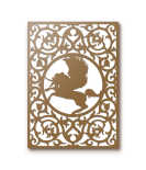 METSY METSYLaser Cut Backlit Pegasus Wall Hanging(Size: 61x44cm) Fitted with LED and Acrylic for Even Glow.