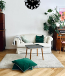 METSY Metal Stylish Round Wall Hanging Clock | Metal Wall Art | Wall Clock for Home | Living Room | Bedroom | Office (30.5Wx30.5H Centimeter)