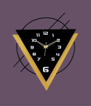 METSY Metal Laser Cut Numerical Analogue Art Wall Hanging Clock Black & White for Home and Office | Decor Items (Numerical Analogue Square Wall Clock)