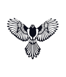 METSY Laser Cut Metal Wall Art | Metal Wall Hanging | Eagle Wall Decor |36cmx26cm Thickness Mild Steel Material with Black Powder Coating