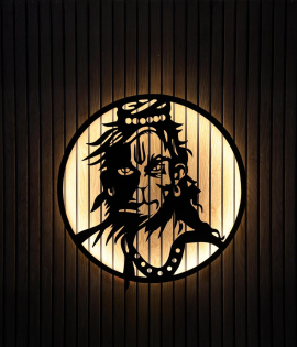 METSY Lord Hanuman Metal Wall Decor for Temple, Pooja Room, Living Room &amp; Office | Wall Sculptures | Wall Hanging Art | Modern Wall Decorative Art with LED light(46 * 46 Cm)