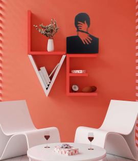 METSY Love Hug (18 inch X 14 inch, Black)