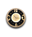 METSY Metal Laser Cut Numerical Analogue Art Hanging Clock Black & White for Home and Office | Metal Wall Art | Decor Items (Round Stylish Latest Wall Clock)