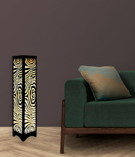 METSY Vertical Rectangular Metal Wall Art | Wall Decoration | Offices | Hallway | Metal Wall Art | Wall Hanging Decor | Made of Metal, Finely Crafted with Laser Cutting, Powder Coated