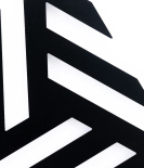 METSY Prism Metal Wall Art | Décor for Corridor | Wall Decoration | Offices | Hallway | Metal Wall Art | Wall Hanging Decor | Made of Metal, Finely Crafted with Laser Cutting, Powder Coated