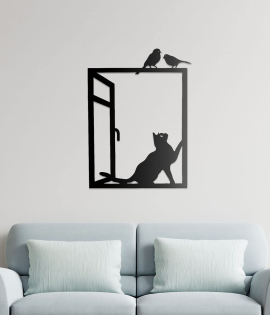 METSYLaser Cut Mischievous Cat