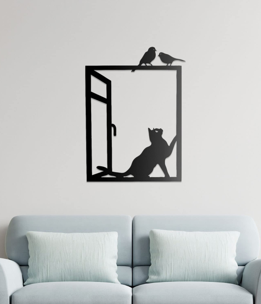 METSYLaser Cut Mischievous Cat