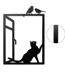 METSYLaser Cut Mischievous Cat