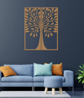 METSYTree in Set of 2(63.5x81cm) &amp; Precise Laser Cut (1.2mm) &amp; Golden Powder Coat with Lacker
