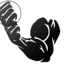 METSYGraphical Bicep Wall Art for Gym Lovers,(38x25cm),Made of 1.2mm Metal Sheet, Crafted with Laser Cutting, Black Powder Coated, For Living room, Kid's Room, Bedroom, Hallway