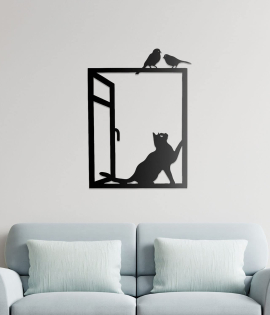 METSY METSYLaser Cut Mischievous Cat