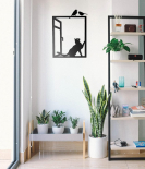 METSY METSYLaser Cut Mischievous Cat