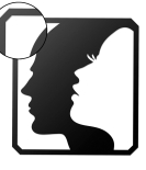 METSYWall Decor Man & Woman Face, Made of 1.2mm Metal Sheet, Crafted with Laser Cutting, Black Powder Coated, For Music Lovers(Size: 56x51cm)