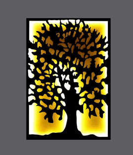 METSY Metal Tree Wall Art (86.5x60 cm) Black &amp; Golden for Home/Bedroom/Office/Hallways etc | Metal Wall Art | Wall Decor Items With Natural Theam