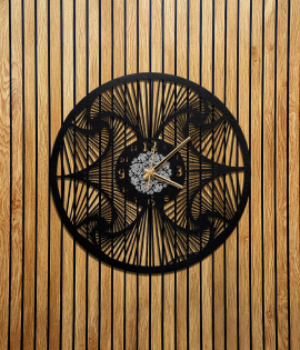 METSY Round Rope Design Wall Clock, Wall Watch, Wall Decor for Home Office Decor and Gifts | Wall Clock for Home Hall Living Bedroom | Silent Quartz Decorative (45.5Hx40.5W Centimeter)