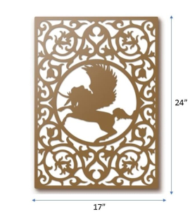 METSYLaser Cut Backlit Pegasus Wall Hanging(Size: 61x44cm) Fitted with LED and Acrylic for Even Glow.