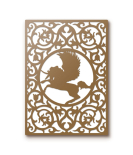 METSYLaser Cut Backlit Pegasus Wall Hanging(Size: 61x44cm) Fitted with LED and Acrylic for Even Glow.