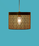 METSY Stylish Tealight Metal Cutting Edge Candle Light Holder Basket in Rectangular Shape (18x18x15cm)| Metal Art | Home Decor Items