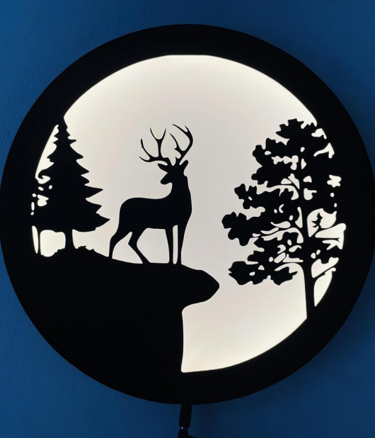 METSY Metal Wall Sculptures | Wall Hanging Art | Stylish Wall Decor Items for Living Room, Bed Room & Office | Scratch & Rust Resistant | Decorative Accessories (32 cm x 32 cm)