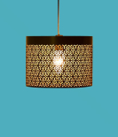 METSY Stylish Tealight Metal Cutting Edge Candle Light Holder Basket in Rectangular Shape (18x18x15cm)| Metal Art | Home Decor Items