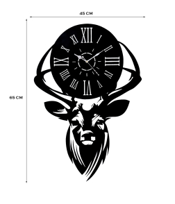 Metsy Metal Deer Face Watch