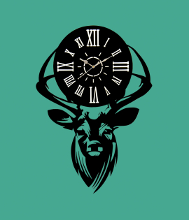 Metsy Metal Deer Face Watch